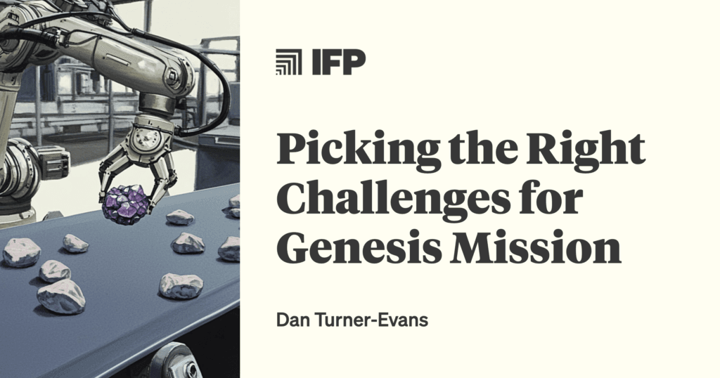 Picking the Right Challenges for Genesis Mission